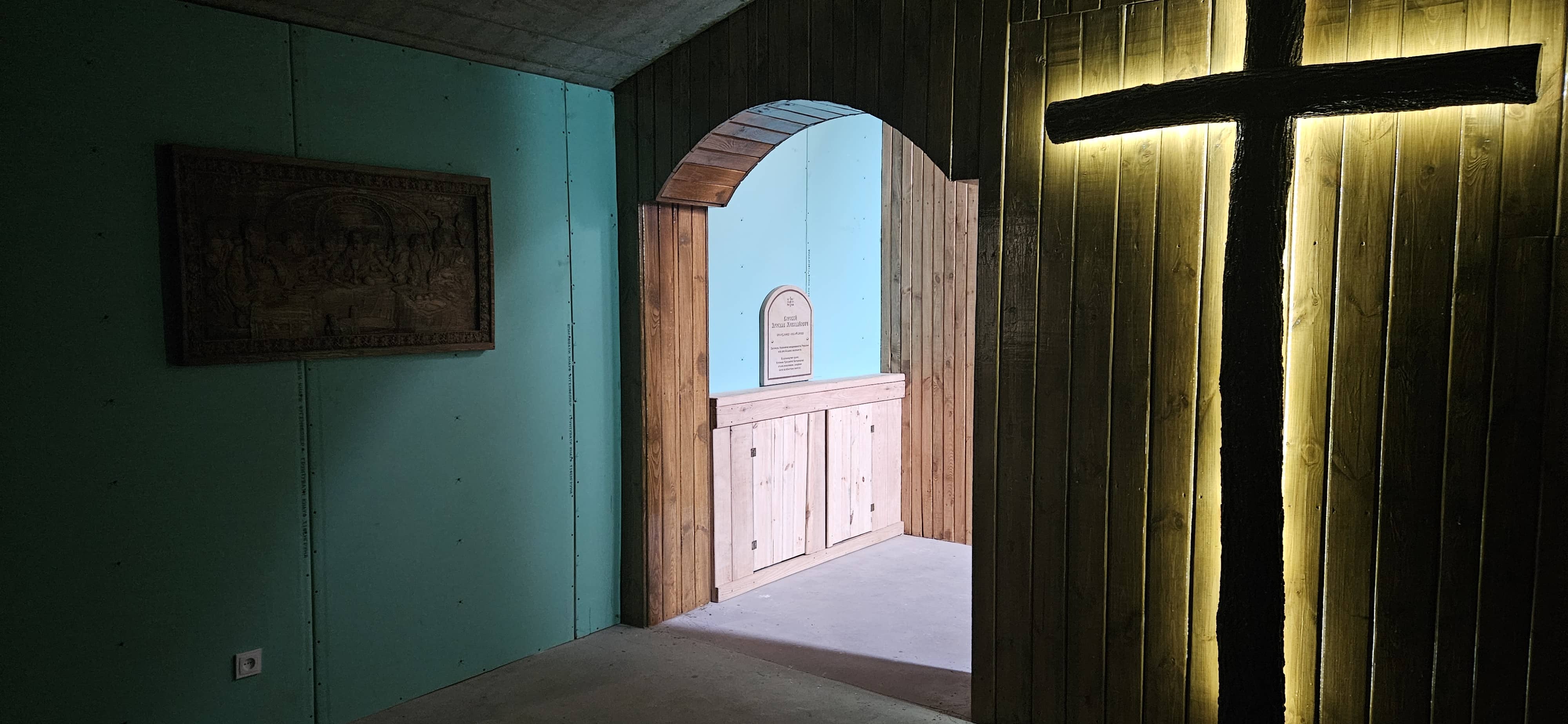 Успенський храм у Жидичині – нижній храм із криптами, частина монастирського комплексу